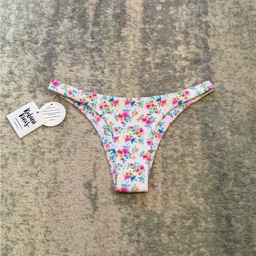 Kulani Kinis Pink and Blue Floral Bikini